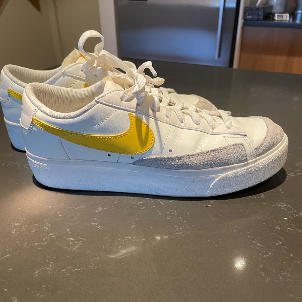 Nike Blazer Low Platform Yellow